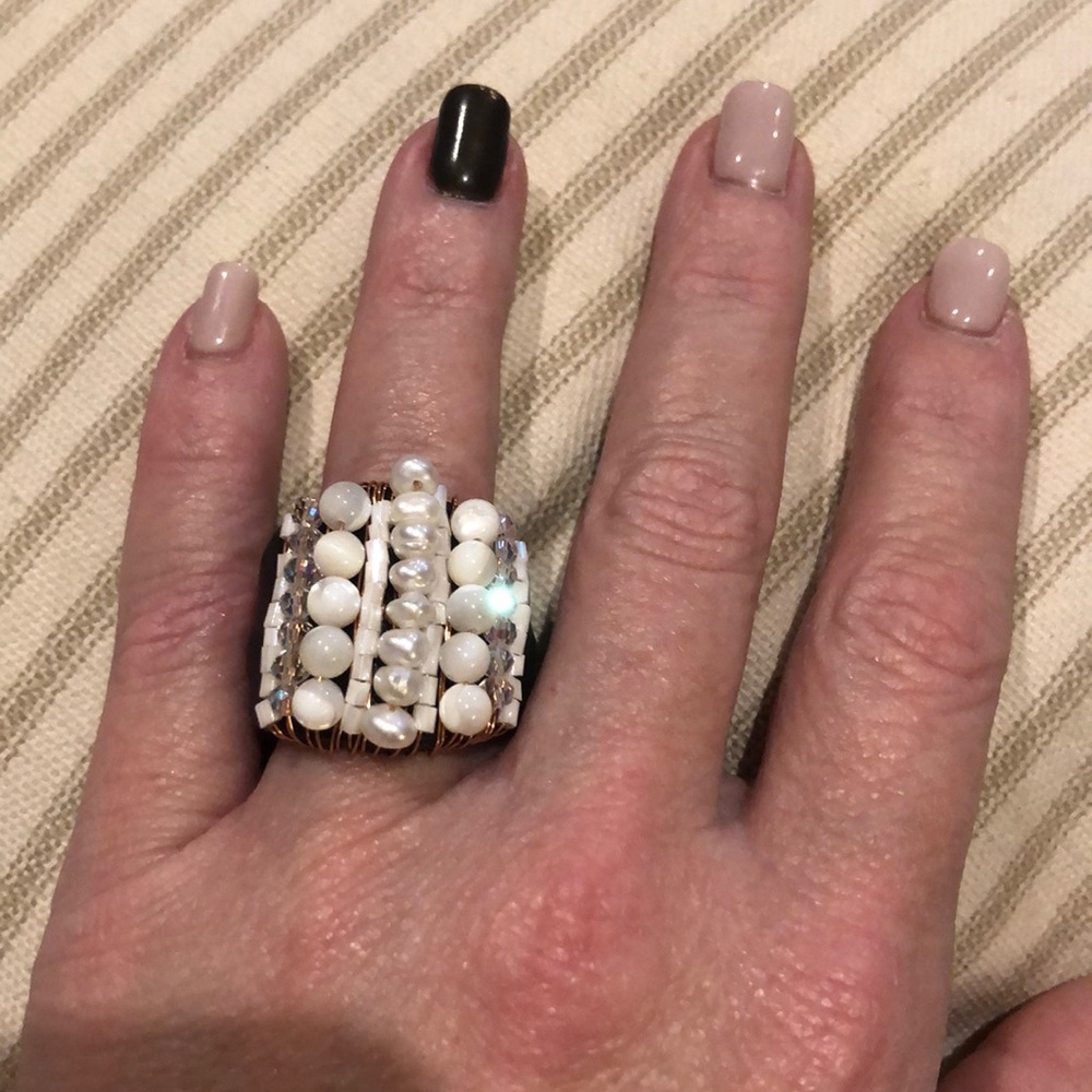MULTI STONE RING - Picture 2 of 4